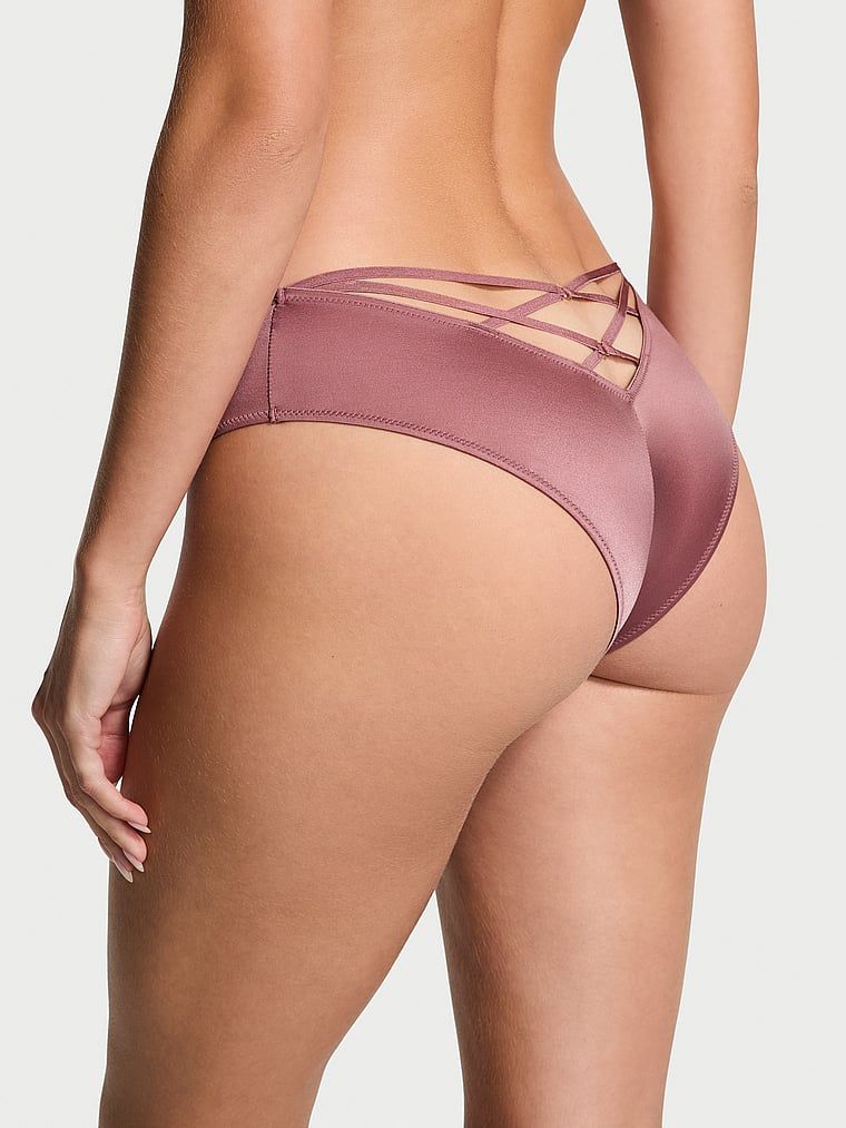 Very Sexy Majtki z paseczkami z tyłu i wysoko wyciętymi nogawkami Strappy-Back Cheeky