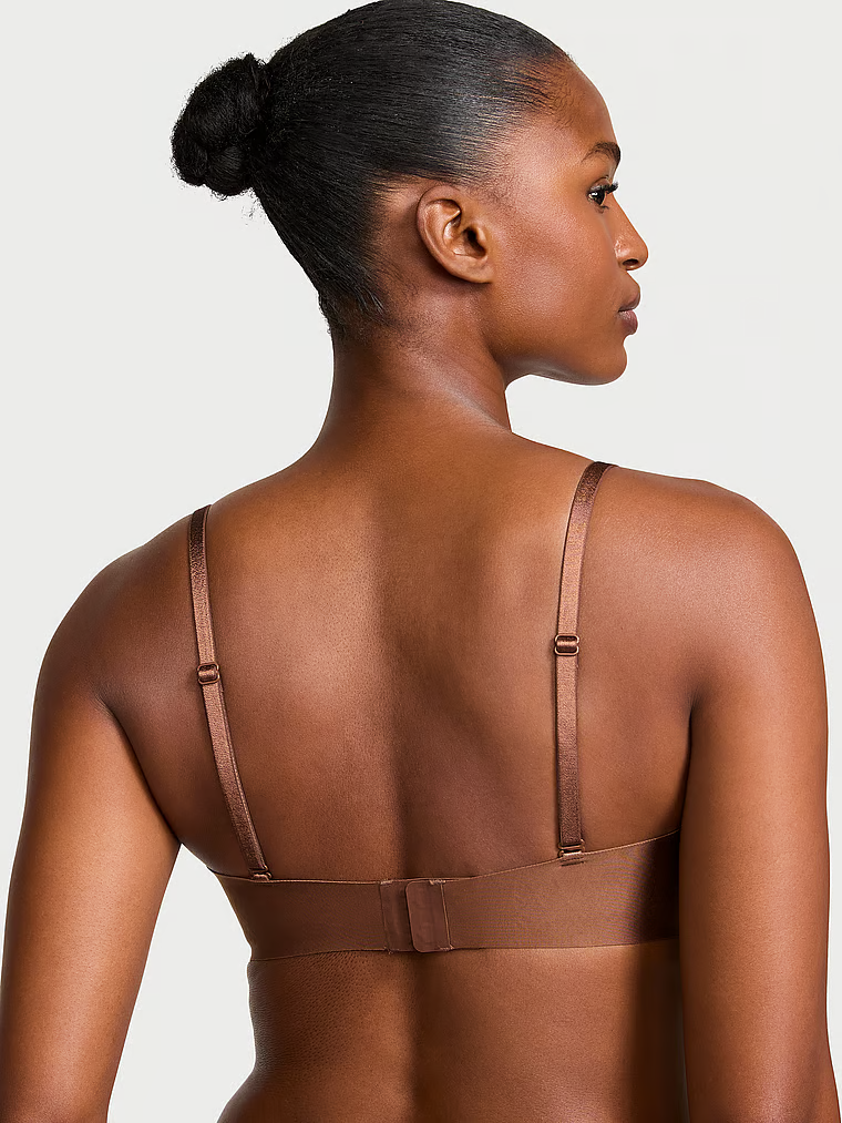 Victoria's Secret Bare Biustonosz lekko usztywniany bez ramiączek Strapless