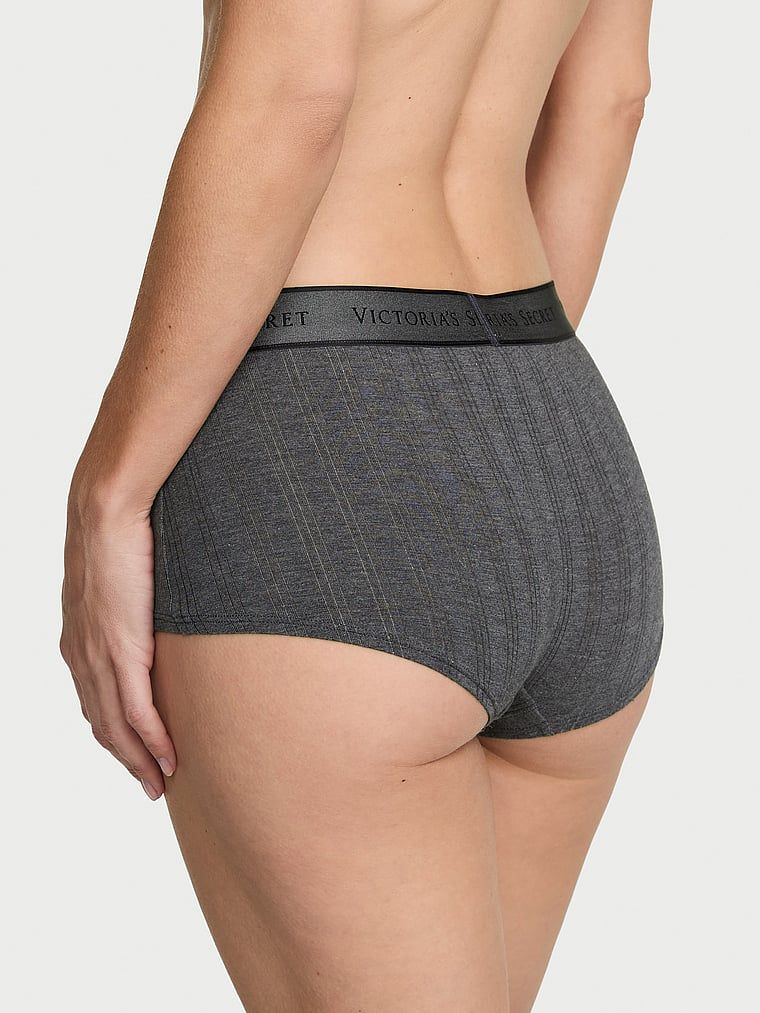 Cotton Majtki szorty z modalu Ultra-Fine Logo Boyshort