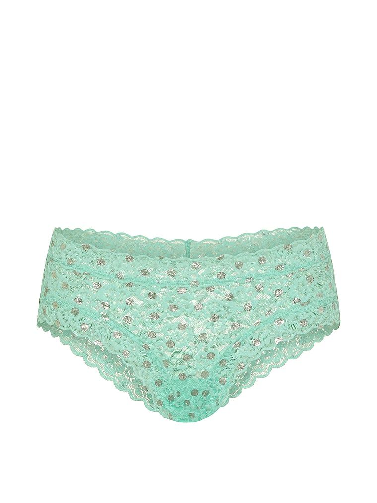 Majtki koronkowe Shimmer Dot Cheeky. Produkt jest wzorzysty i pochodzi z kolekcji Lacie. 