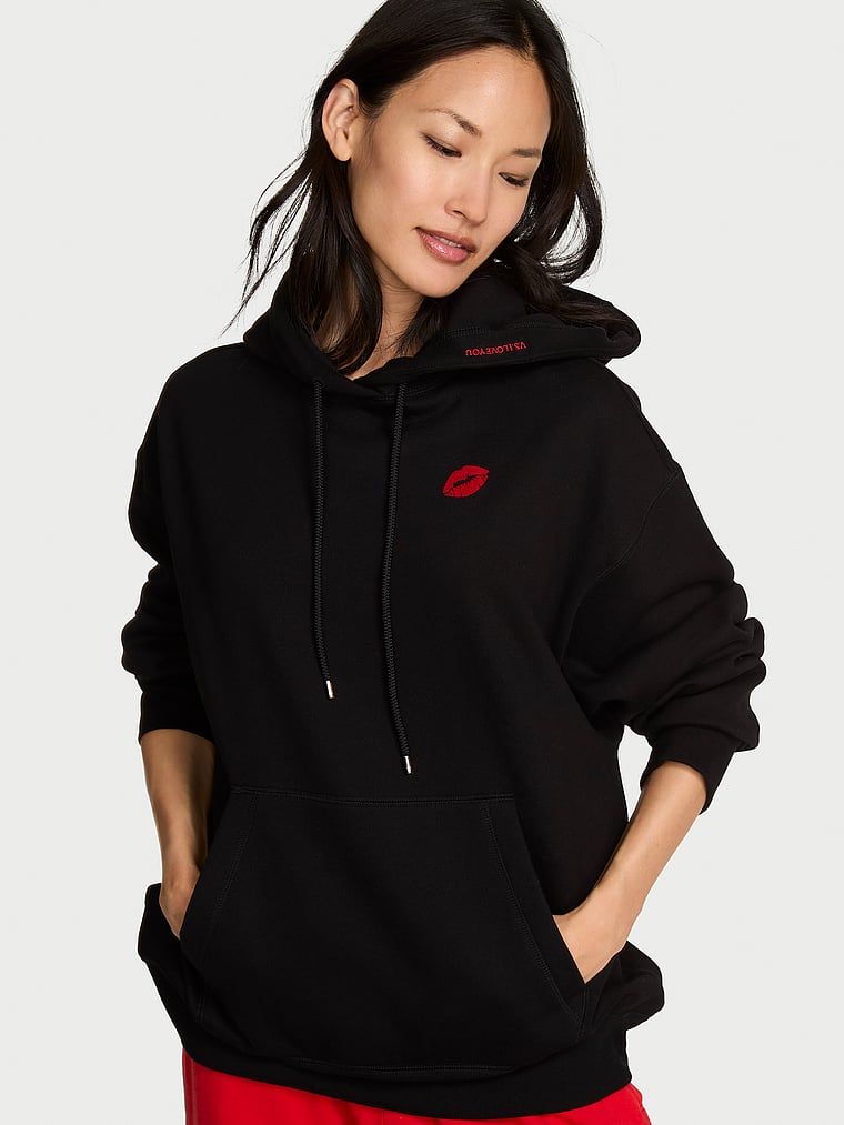 Bluza z kapturem Iconic Fleece. Produkt ma kolor czarny i pochodzi z kolekcji Angel Essentials. 