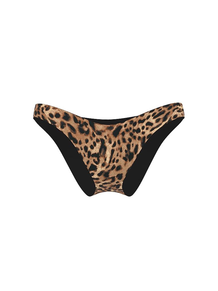Dół od bikini Essential Brazilian. Produkt jest wzorzysty i pochodzi z kolekcji Victoria's Secret Swim. 