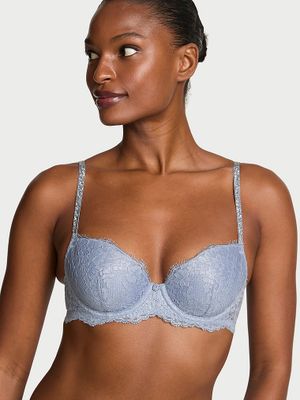 Dream Angels Biustonosz lekko usztywniany koronkowy Twinkle Silver Demi