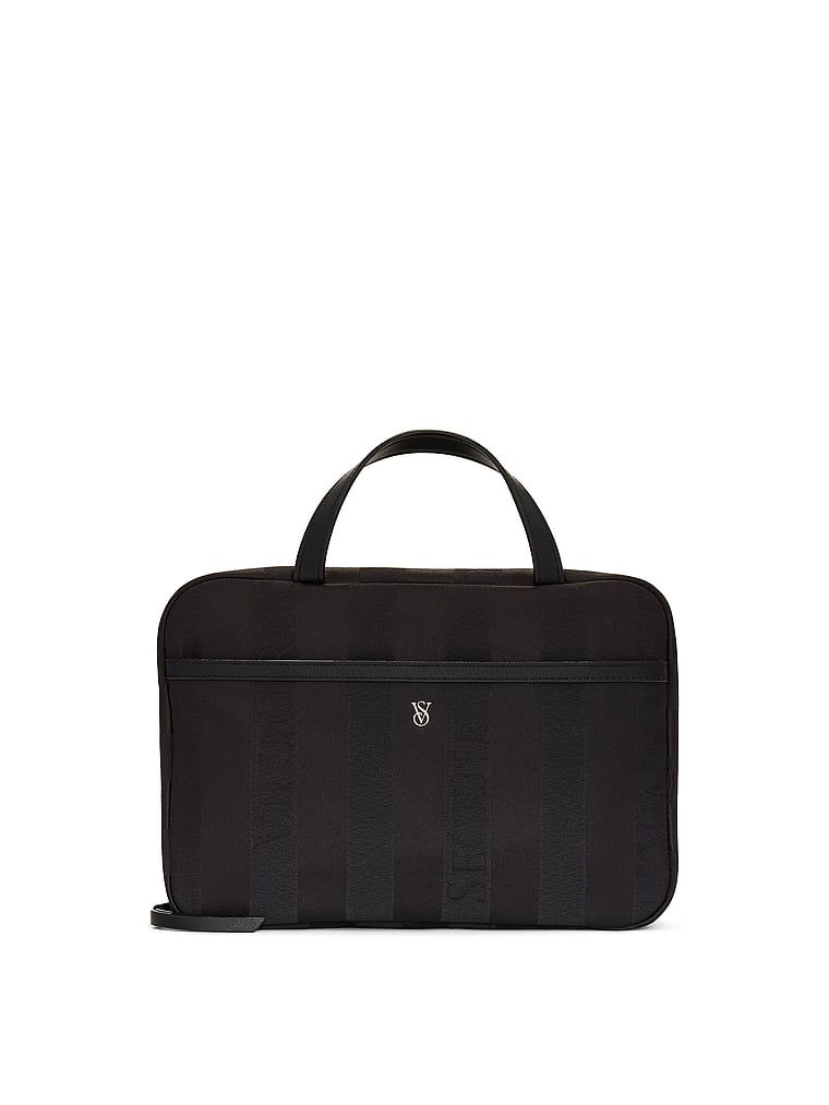 Black Jacquard Kosmetyczka podróżna do zawieszenia