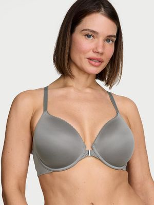 Body by Victoria Biustonosz lekko uszytywniany zapinany z przodu z mocno zabudowanymi miseczkami Racerback