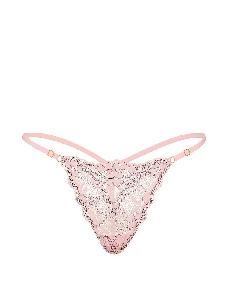 Stringi koronkowe z regulowanymi paskami. Produkt ma kolor wielokolorowy i pochodzi z kolekcji Dream Angels. 