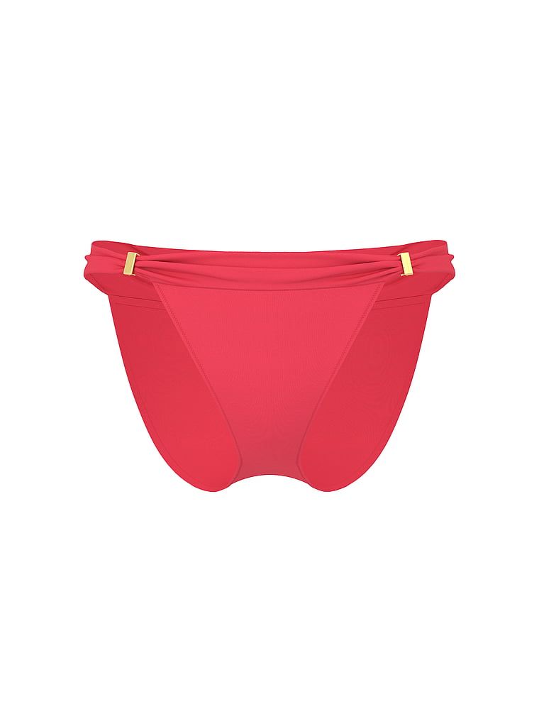Dół od bikini Essential Harlow. Produkt ma kolor różowy i pochodzi z kolekcji Victoria's Secret Swim. 