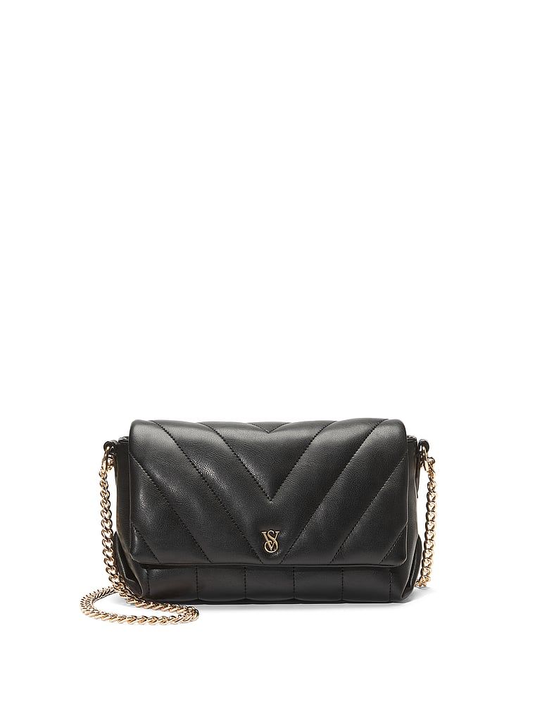 Black Średnia torebka na ramię crossbody