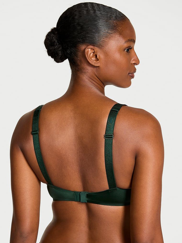 Biustonosz push-up powiększający o 2 rozmiary Bombshell Shine Strap. Produkt ma kolor zielony i pochodzi z kolekcji Very Sexy. 
