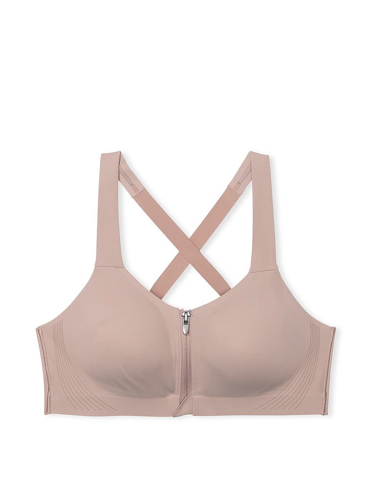 VSX Biustonosz sportowy z maksymalnym podtrzymaniem z suwakiem Knockout Front-Close