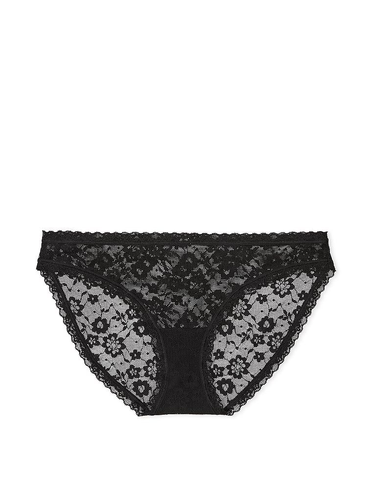 Majtki koronkowe Lace Bikini. Produkt ma kolor czarny i pochodzi z kolekcji Lacie. 