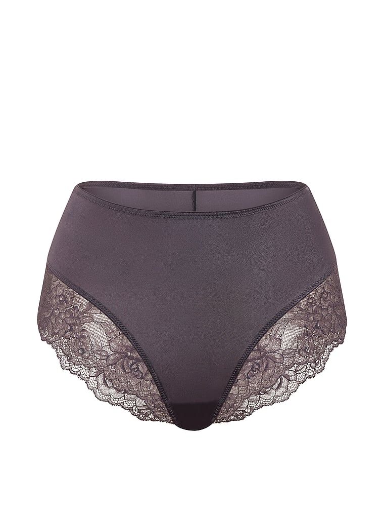 Majtki z wysokim stanem i koronką Smooth Lace-Trim. Produkt ma kolor szary i pochodzi z kolekcji Very Sexy. 