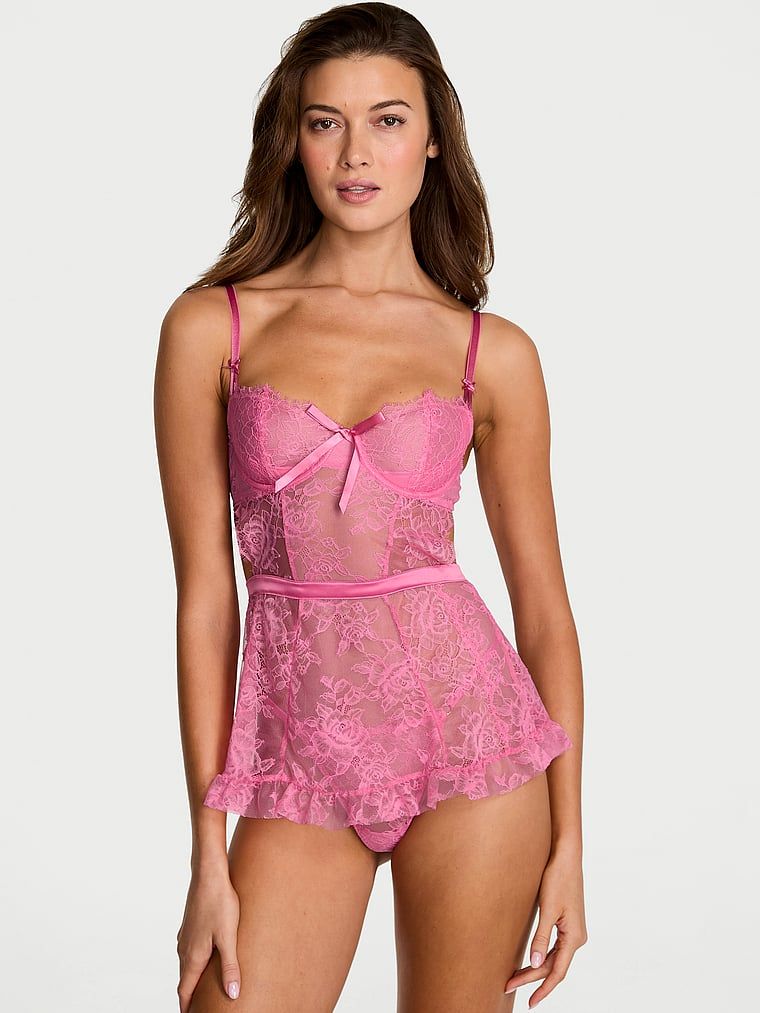 Very Sexy Fartuszek i stringi Wicked Rose Lace