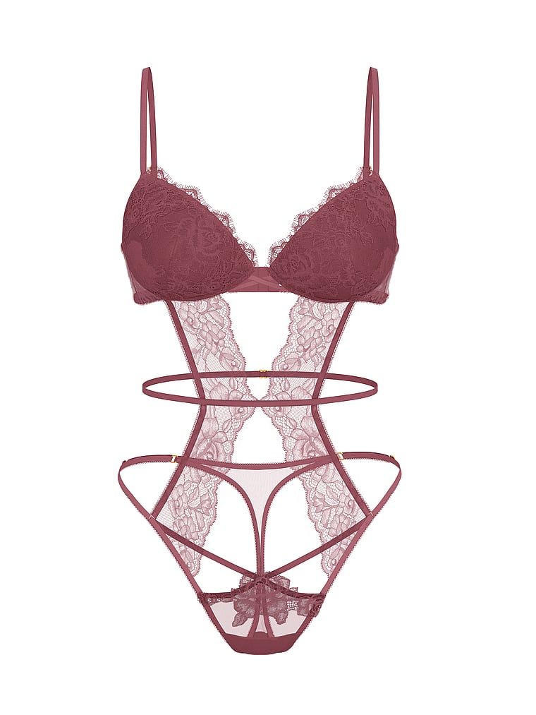 Very Sexy Body koronkowe Rose Lace Strappy
