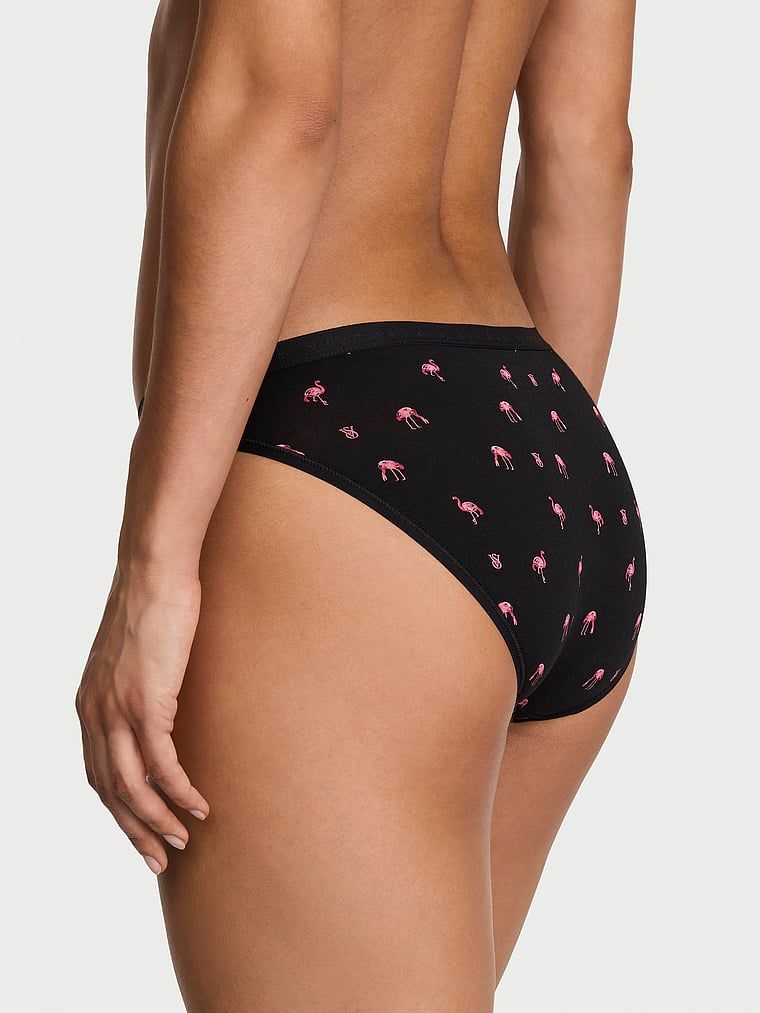 Majtki bawełniane Bikini. Produkt jest wzorzysty i pochodzi z kolekcji Victoria's Secret. 