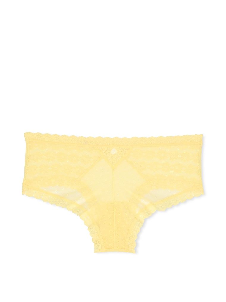 Majtki koronkowe Daisy Cheeky. Produkt ma kolor żółty i pochodzi z kolekcji Lacie. 