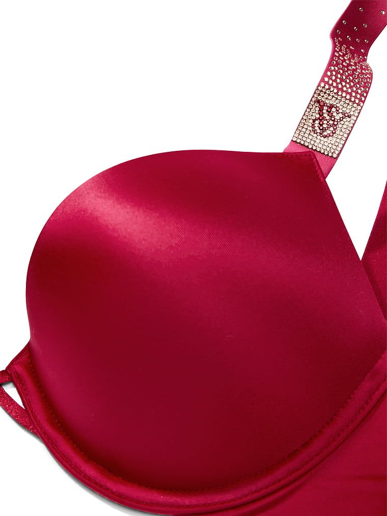 Very Sexy Biustonosz push-up powiększający o 2 rozmiary Bombshell Scattered Shine Strap