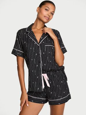 Victoria's Secret Flanelowa piżama z szortami