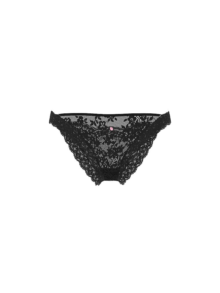 Majtki koronkowe Lace Bikini. Produkt ma kolor czarny i pochodzi z kolekcji Dream Angels. 