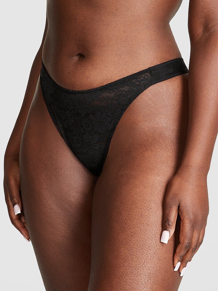 PINK Stringi w wysoko wyciętymi nogawkami Wink