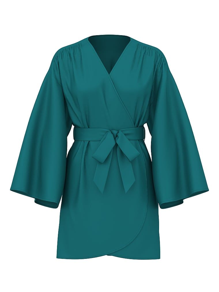 Victoria's Secret Szlafrok satynowy krótki