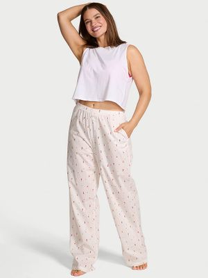 Victoria's Secret Spodnie od piżamy bawełniane Mix & Match Heritage