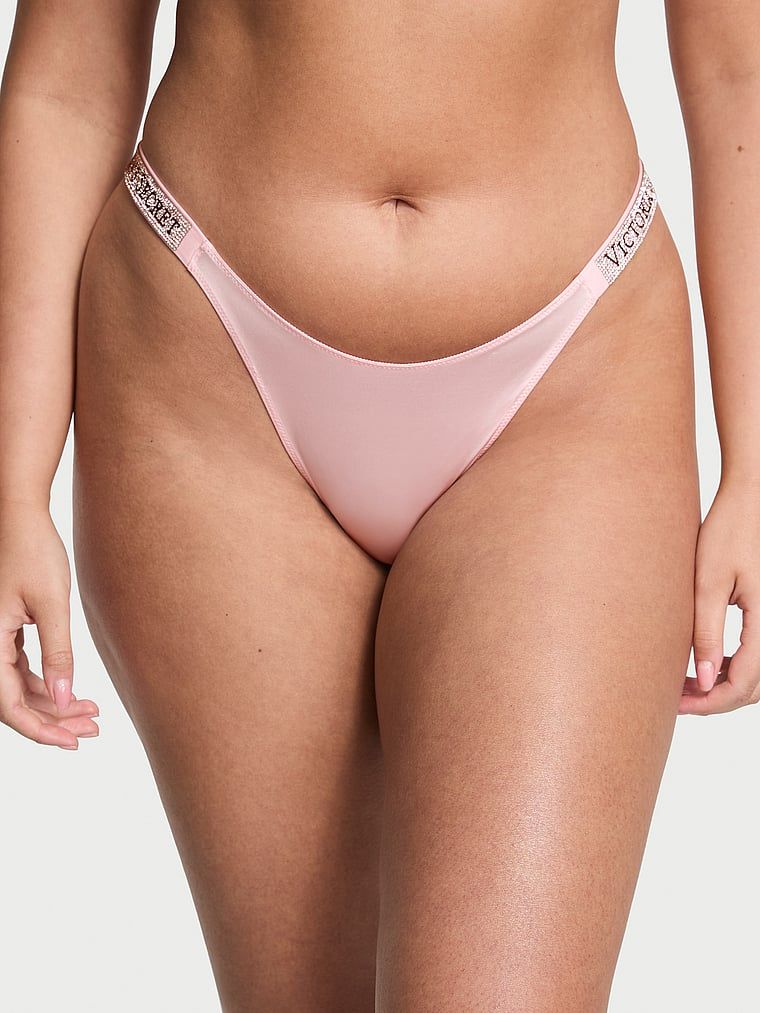 Very Sexy Majtki brazyliany z błyszczącymi paskami Shine Strap Brazilian