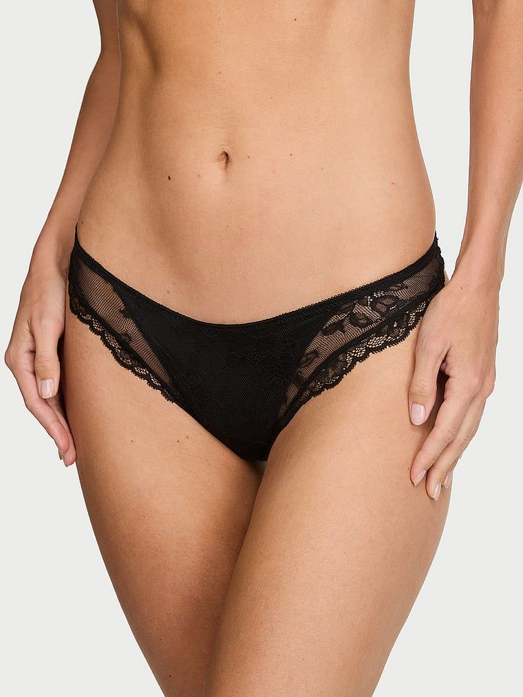 Very Sexy Stringi koronkowe Overlay