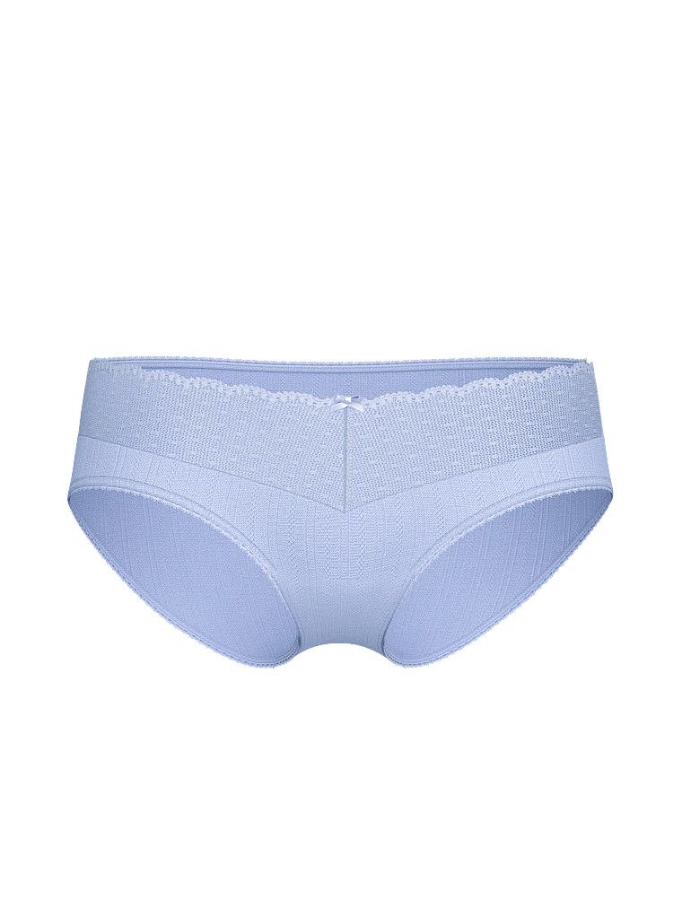 Majtki Lace Pointelle Hiphugger. Produkt ma kolor purpurowy i pochodzi z kolekcji Victoria's Secret. 
