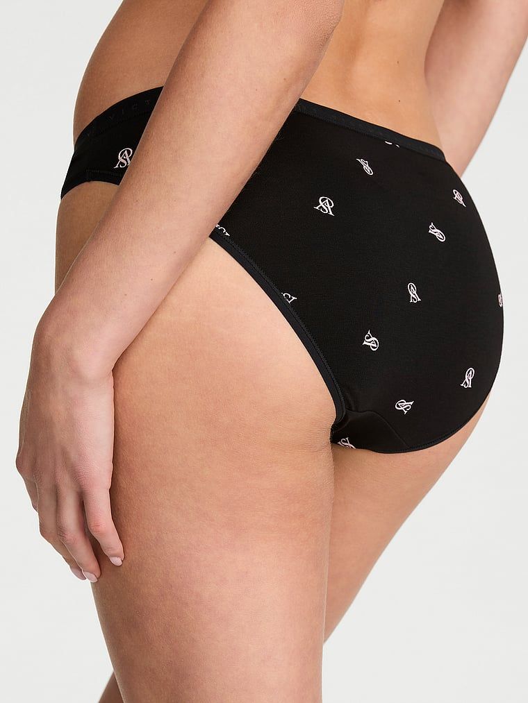 Majtki bawełniane Bikini. Produkt jest wzorzysty i pochodzi z kolekcji Victoria's Secret. 