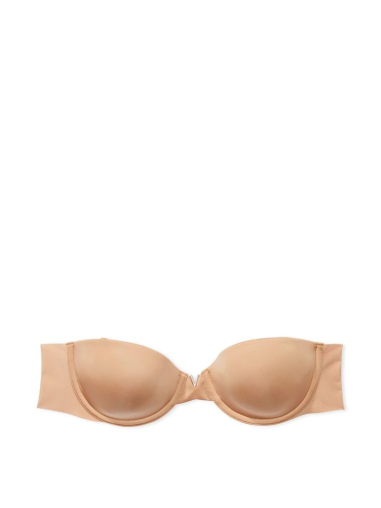 Victoria's Secret Bare Biustonosz lekko usztywniany bez ramiączek Strapless