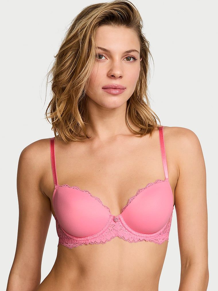 Dream Angels Biustonosz lekko usztywniany Smooth and Lace Classic Demi
