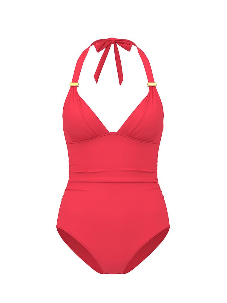 Strój kąpielowy jednoczęściowy Ultimate Harlow. Produkt ma kolor różowy i pochodzi z kolekcji Victoria's Secret Swim. 