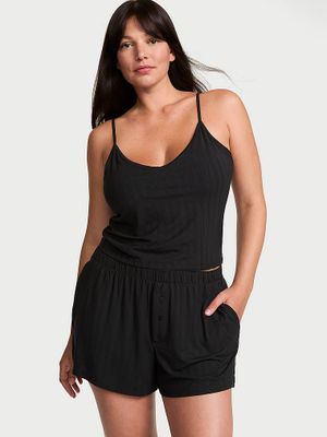 Victoria's Secret Zestaw do spania z modalu - top na ramiączkach i szorty SoSoft