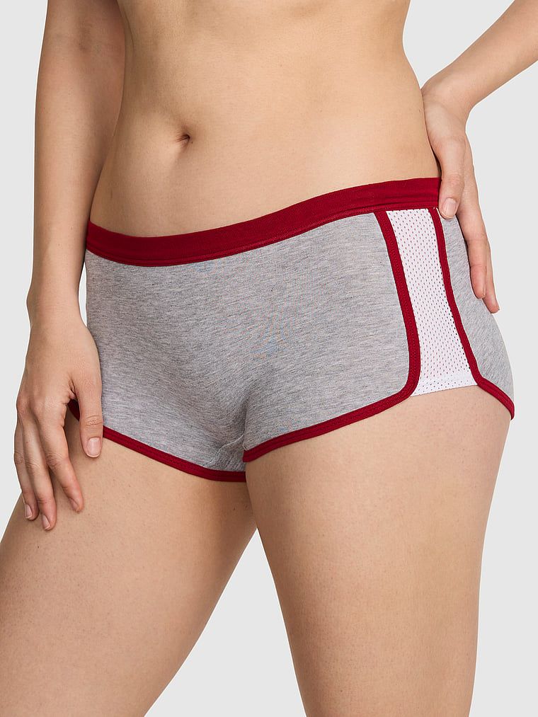 Bawełniane majtki boyshort PINK