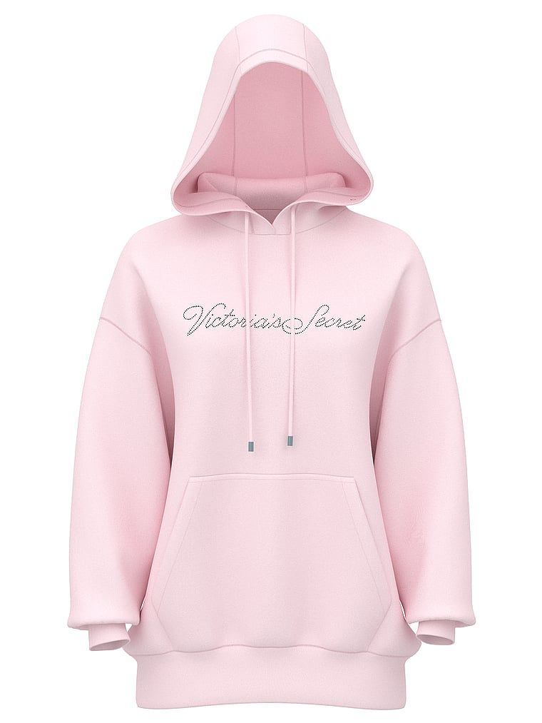 Bluza z kapturem Iconic Fleece. Produkt ma kolor różowy i pochodzi z kolekcji Angel Essentials. 