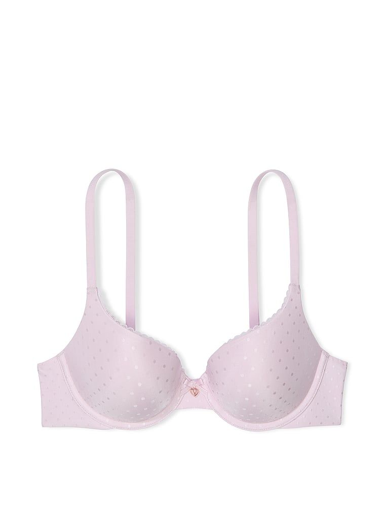 Na zdjęciu na białym tle widoczny jest biustonosz push-up Perfect Shape. Produkt ma kolor purpurowy i pochodzi z kolekcji Body by Victoria.