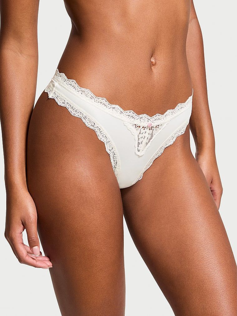 Dream Angels Stringi z koronką Lace Trim