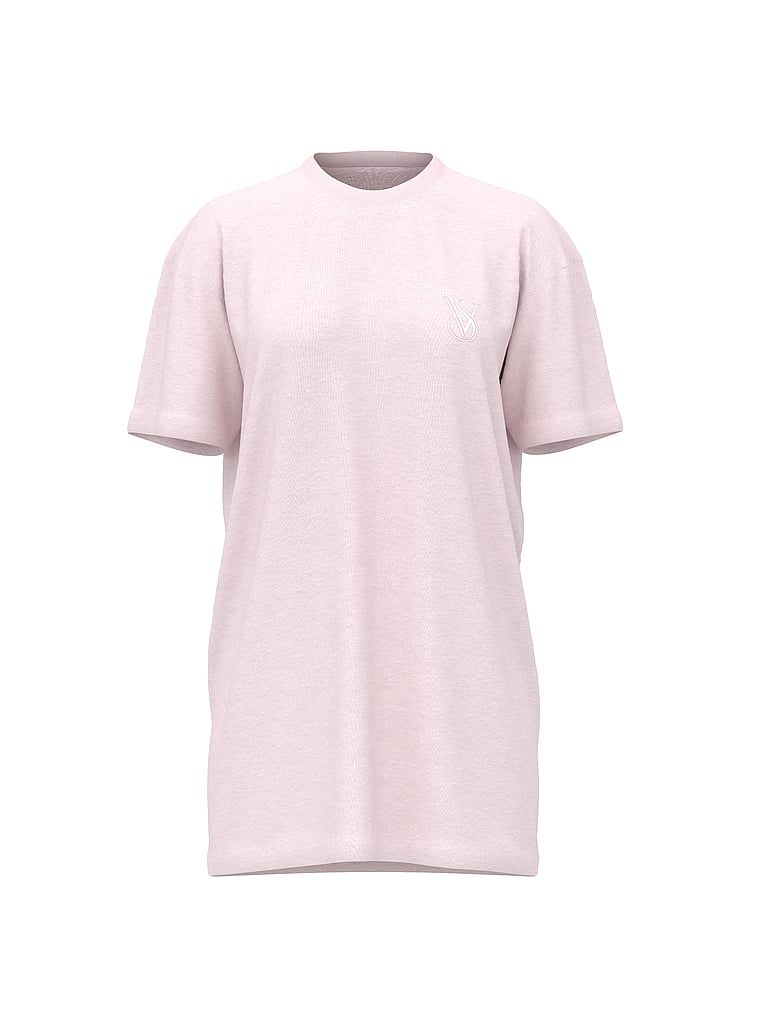 Victoria's Secret T-shirt bawełniany do spania oversize