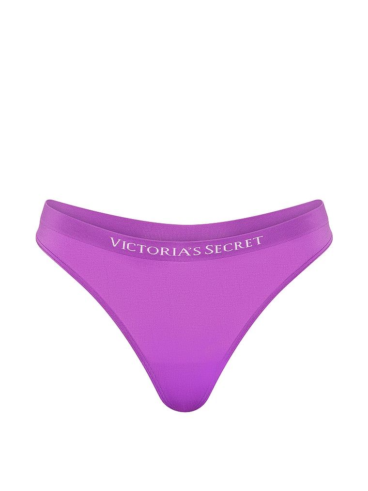 Stringi bezszwowe Seamless. Produkt ma kolor fioletowy i pochodzi z kolekcji Seamless. 