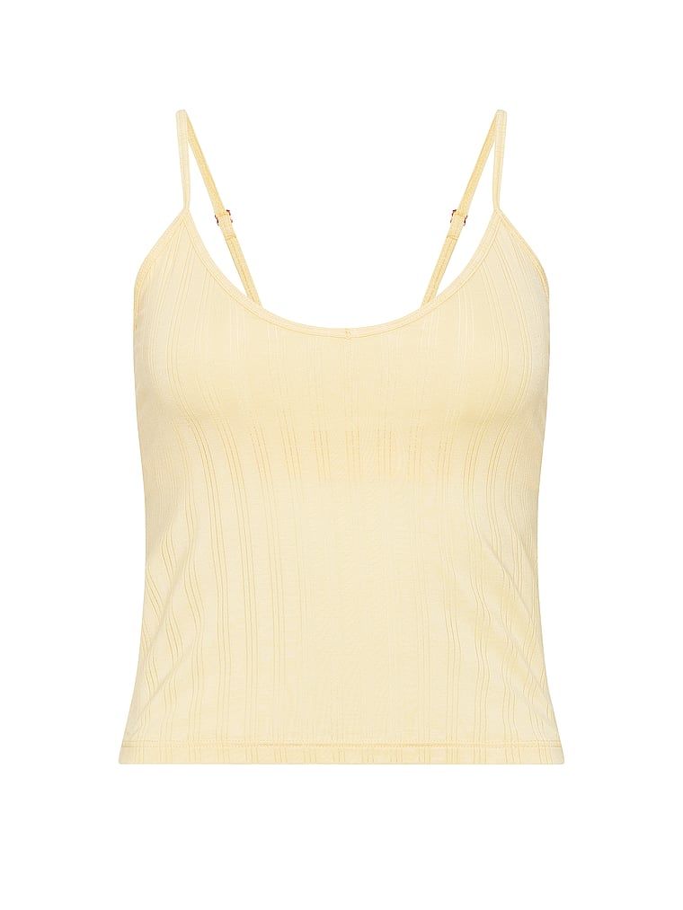 Top z modalu do spania SoSoft Ultra-Fine. Produkt ma kolor żółty i pochodzi z kolekcji Victoria's Secret. 