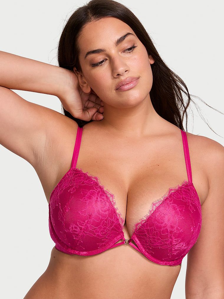 Very Sexy Biustonosz push-up koronkowy Rose Lace
