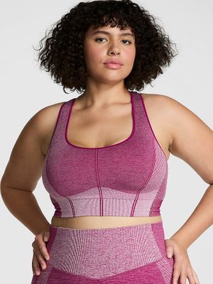 PINK Biustonosz sportowy o wydłużonym fasonie