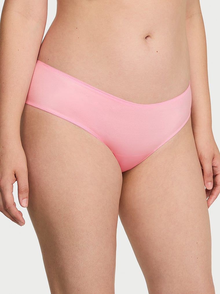 Majtki z wyjątkowym tyłem Shine Bow Cheeky. Produkt ma kolor różowy i pochodzi z kolekcji Very Sexy. 