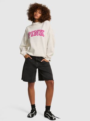 Bluza oversize z półgolfem Campus Fleece