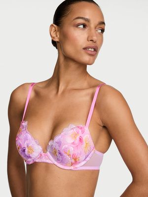 Dream Angels Biustonosz push-up z haftem Watercolor