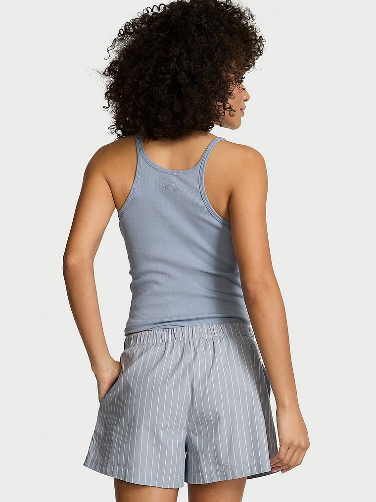 Szorty od piżamy bawełniane Mix & Match Heritage. Produkt jest wzorzysty i pochodzi z kolekcji Victoria's Secret. 