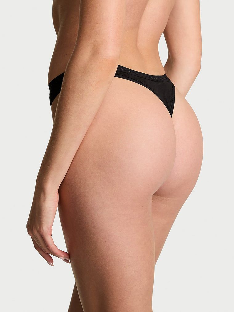 Victoria's Secret Stringi bawełniane High-Leg Scoop