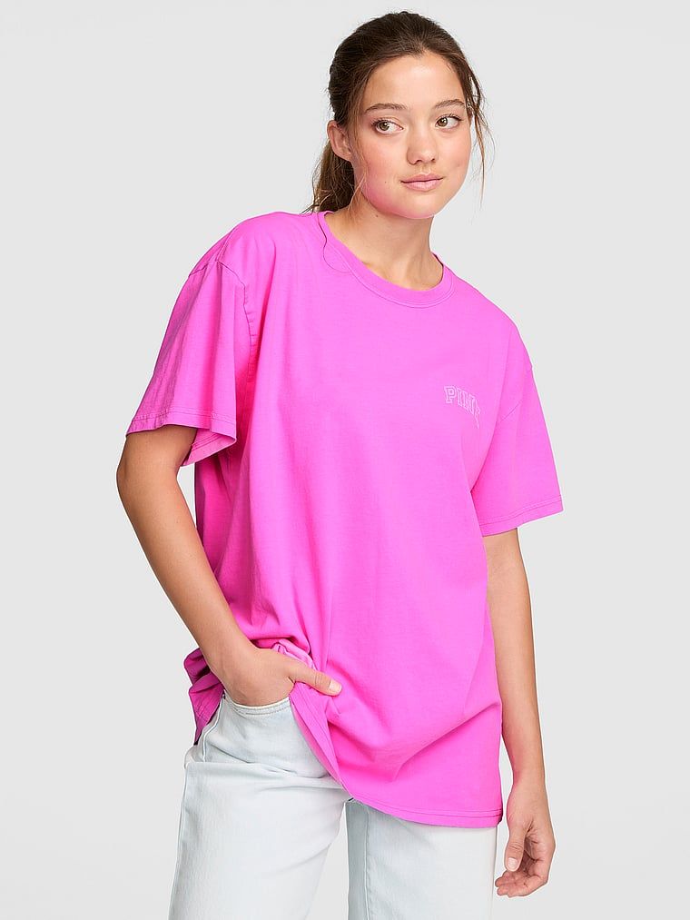 T-shirt Campus Cotton PINK