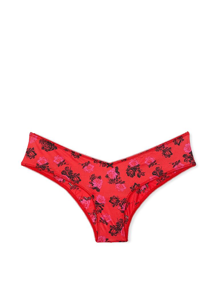 Majtki z wysoko wyciętymi nogawkami Smooth Cheeky. Produkt jest wzorzysty i pochodzi z kolekcji Very Sexy. 